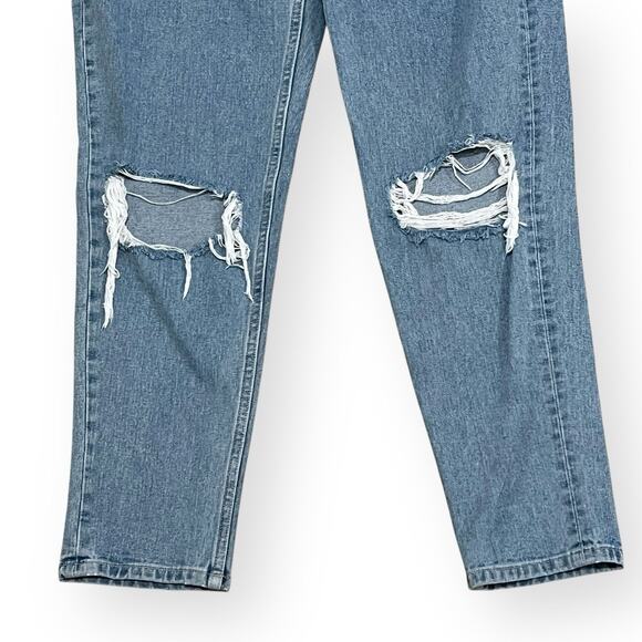 Vervet Emma Mom Jeans Womens 30 Flying Monkey High Rise Distress Pleated Tapered - Picture 5 of 9